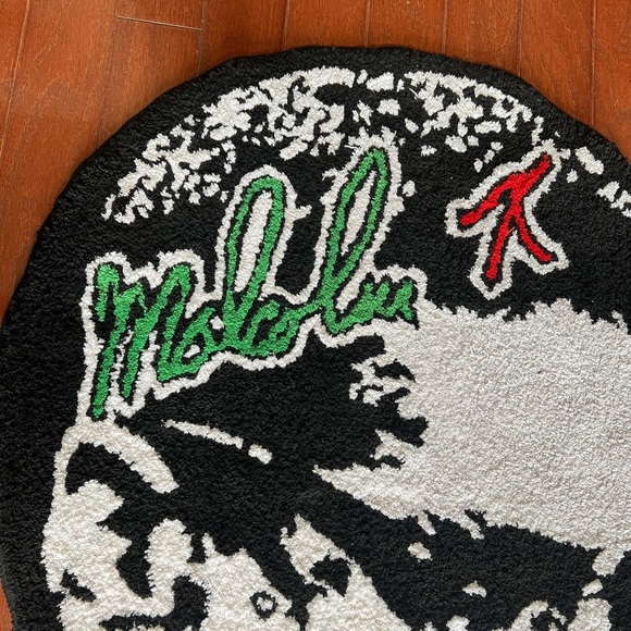 Malcolm X Rug Wall Decor RARE - Picture 6 of 9